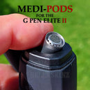 Dropping a Medi-Pod Dosing Capsule into the G Pen Elite 2 vape NZ