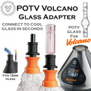 POTV Volcano glass adapter with Volcano device NZ