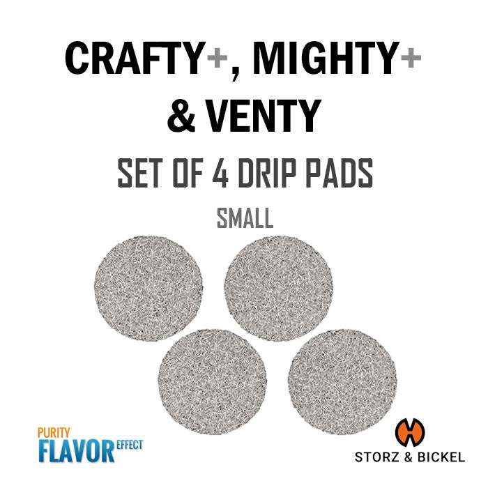 S&B Venty Crafty+ & Mighty+ Medic Vape Drip Pads - 4 Pack NZ S&B Venty Crafty+ & Mighty+ Medic Vape Drip Pads - 4 Pack NZ