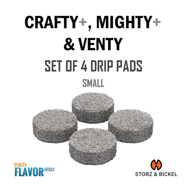 S&B Venty Crafty+ & Mighty+ Medic Vape Drip Pads - 4 Pack NZ S&B Venty Crafty+ & Mighty+ Medic Vape Drip Pads - 4 Pack NZ