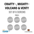 Fine Screen Set for Crafty+ & Mighty Vaporizer - 6 Pack Small