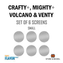Fine Screen Set for Crafty+ & Mighty Vaporizer - 6 Pack Small