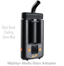 Mighty+ Glass Adapter Bent Black Glass Stems NZ