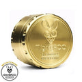 Gold MightyROO 63mm 4pc Top Shelf Herb Grinder NZ