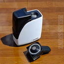 Closeup of an Oleo Panacea Dry Herb Vaporizer with the Mouthpiece removed exposing the oven NZ