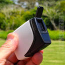 Flip up mouthpiece on the Oleo Panacea Dry Herb Vaporizer NZ