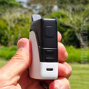 Closeup of the button panel on the Oleo Panacea Dry Herb Vaporizer NZ