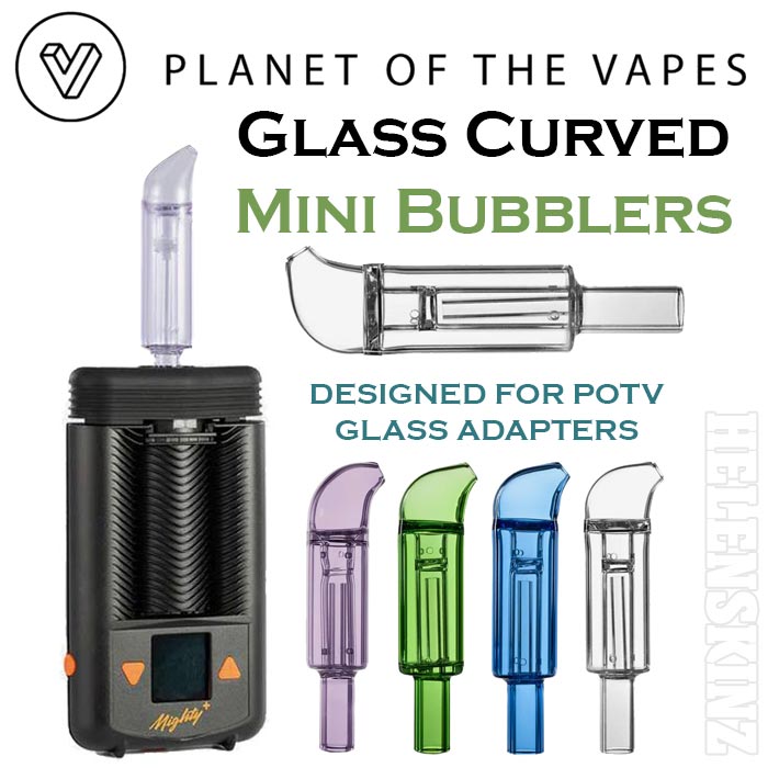 POTV Glass Curved Mini Bubbler NZ