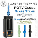 POTV Globe Glass on a Mighty Medic Vaporizer NZ