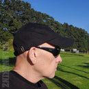 Side view of Black PAX Baseball Cap NZ