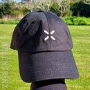 Front of Black PAX Baseball Cap NZ