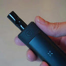 Dimpled Short Black Glass Stem NZ