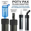 PAX Glass Adapter Bent Black Glass Stems & Mini Bubblers NZ