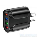 Black multi-port USB charger for vaporizer NZ