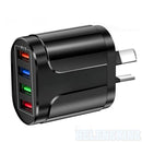 Black multi-port USB charger for vaporizer NZ