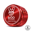 Red DRoo Threadless 3 Piece 55mm Grinderoo Herb Grinder NZ