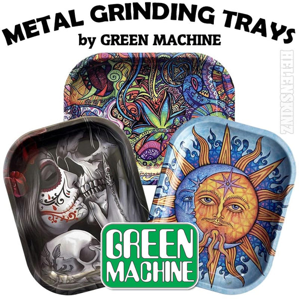 Metal Herb Grinding Trays by Green Machine NZ