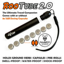 GrindeRoo RooTube 2.0 Stash Tin with Dosing Capsules NZ
