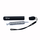Black Aluminium GrindeRoo RooTube 2.0 Stash Tube showing the 8x S&B included Dosing Capsules NZ