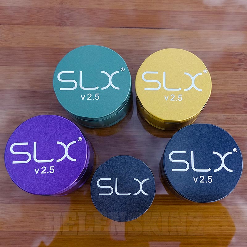5 different SLX Non-Stick Herb Grinders Helenskinz NZ