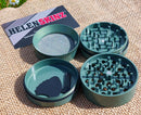 Green Inside Teeth of Ceramic SLX Non Stick Herb Grinders Helenskinz NZ