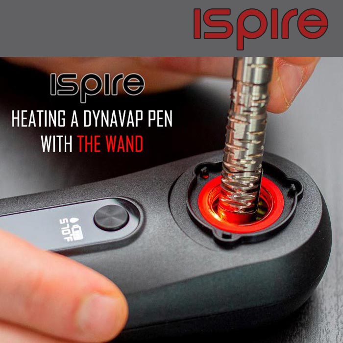Heating a DynaVap VapCap Pen in The Wand Induction Heater