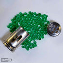 Thermal Hyper Cap features a Core that contains 150 x 2mm Green Sapphire Balls
