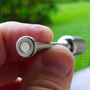 Showing Magnet in base on Premium Titanium Herb Scoop NZ