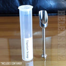 Stash Container incliuded with Premium Titanium Herb Scoop NZ