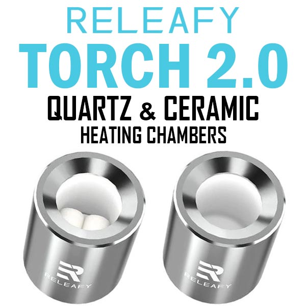 RELEAFY Torch 2.0 Quartz & Ceramic Coils NZ