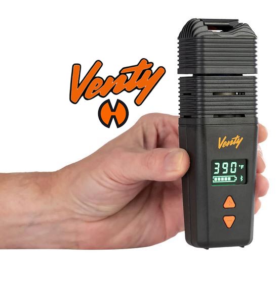 Holding the VENTY Vaporizer NZ by Storz & Bickel