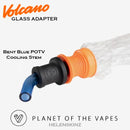 Volcano glass adapter with bent blue cooling stem nz