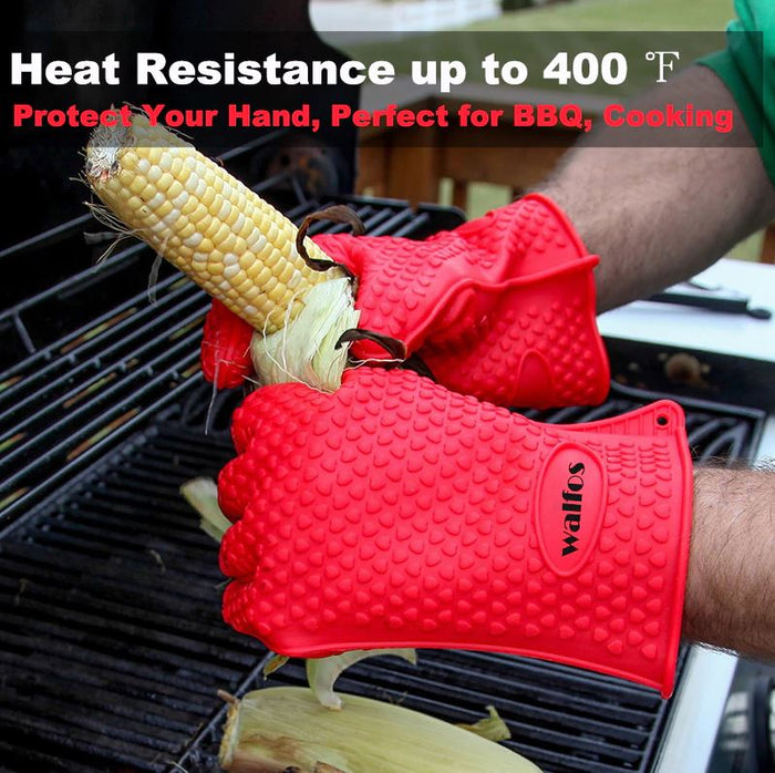 Heat Resistant Gloves Walfos Bbq Gloves Walfos Long Silicone