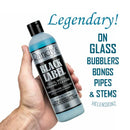 Holding RANDY’S BLACK LABEL GLASS CLEANER 355ml NZ