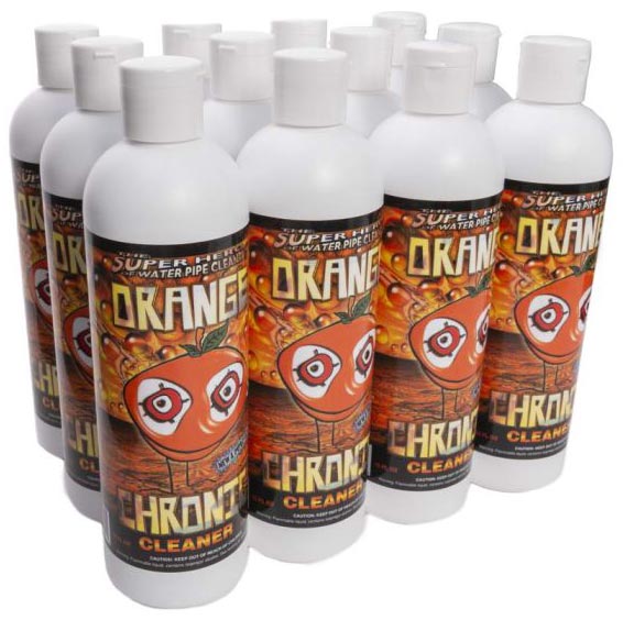 ORANGE CHRONIC Glass & Pipe Cleaner for Glass Bongs NZ 350ml