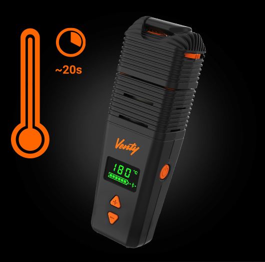 20 second heat up time Venty Vape NZ