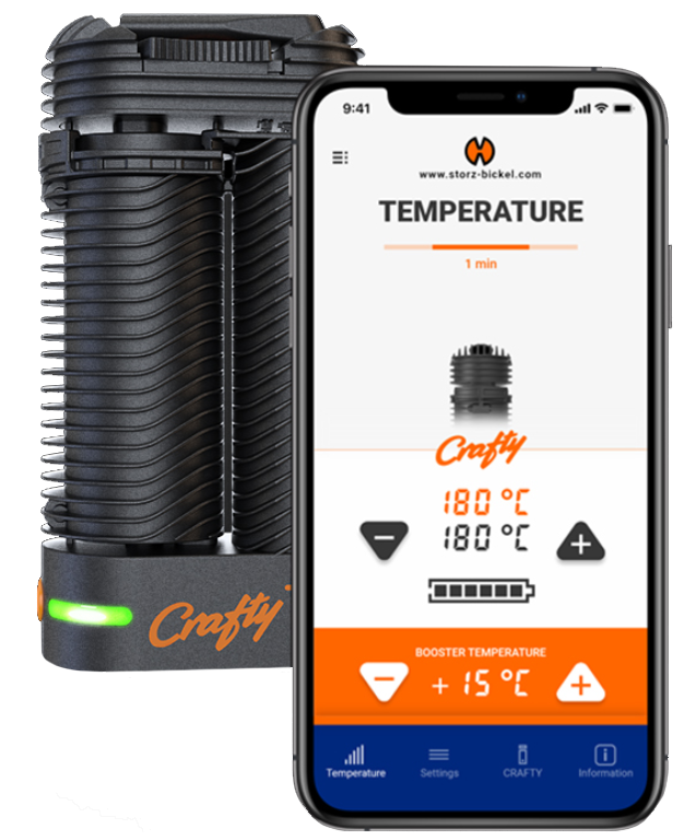 The App for the Crafty+ Portable Herbal Vaporizer by Storz & Bickel NZ