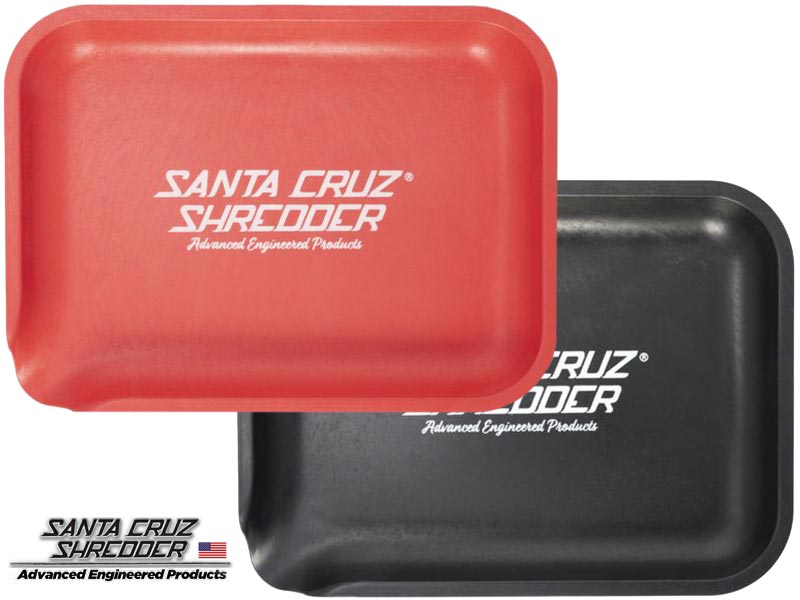 Red & Black Santa Cruz Shredder Hemp Rolling Tray NZ