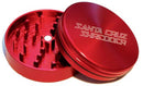 Red Santa Cruz Shredder Herb Grinder - 2pc Large NZ
