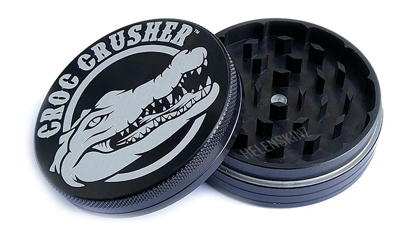 Black XL Croc Crusher Herb Grinders NZ