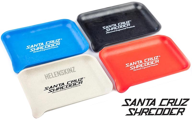 All colors of Santa Cruz Shredder Hemp Rolling Tray NZ