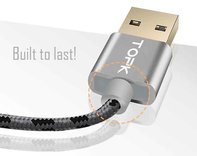 Built to last - Buy TOPK Type-C USB Lead for Fast Charging Vapes NZ
