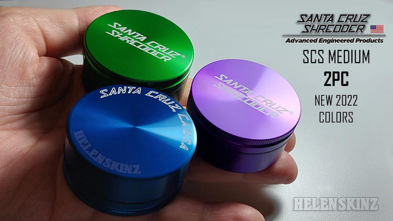 Santa Cruz Shredder Herb Grinders New Colors 2022 NZ