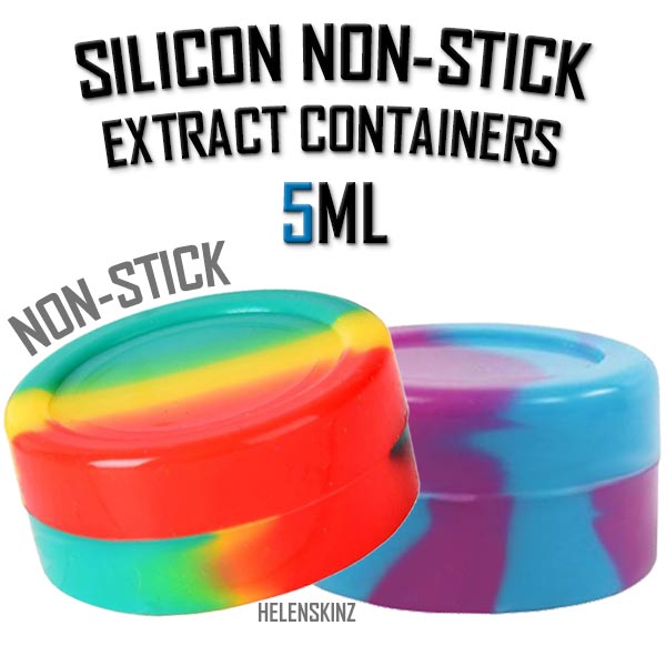 Silicon No-Stick Extract Containers Medical Cannabis NZ