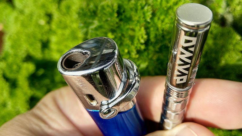 Blaze - Blue Aomai Torch Lighter NZ - with DynaVap VapCap NZ