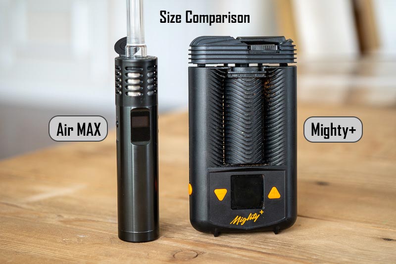 Mighty+ comparison to the Arizer Air MAX NZ