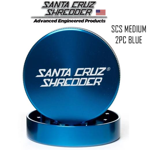 Blue Santa Cruz Shredder Grinder 2pc Medium 54mm - NZ