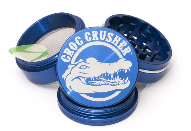 Blue Croc Crusher 4 Piece Medium Herb Grinder