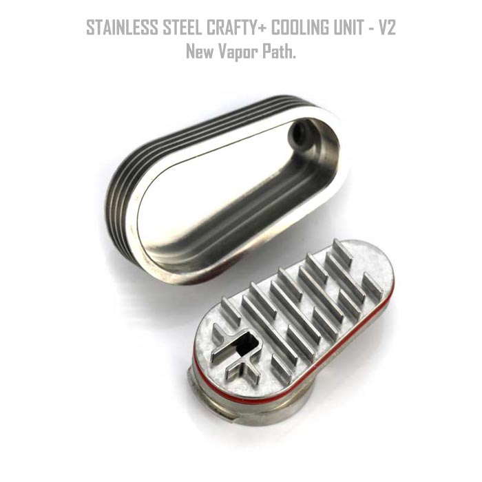 Inside the Crafty+ & Crafty Vape Stainless Steel Cooling Unit NZ