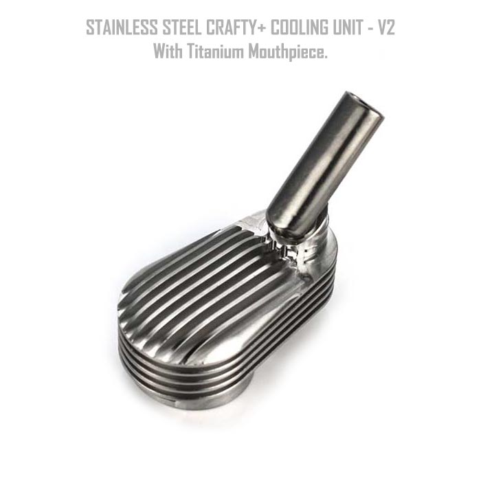 Crafty+ & Crafty Vape Stainless Steel Cooling Unit Top NZ
